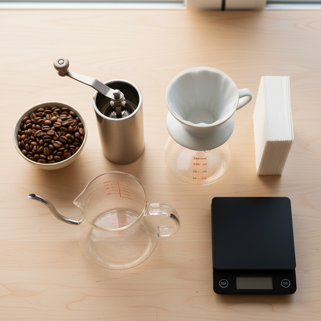 Ingredients for How to Make Good Coffee at Home on a Budget