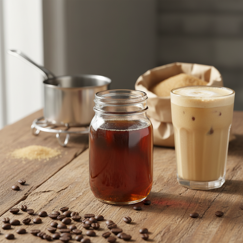 Brown Sugar Syrup for Coffee (Keeps 2 Weeks)