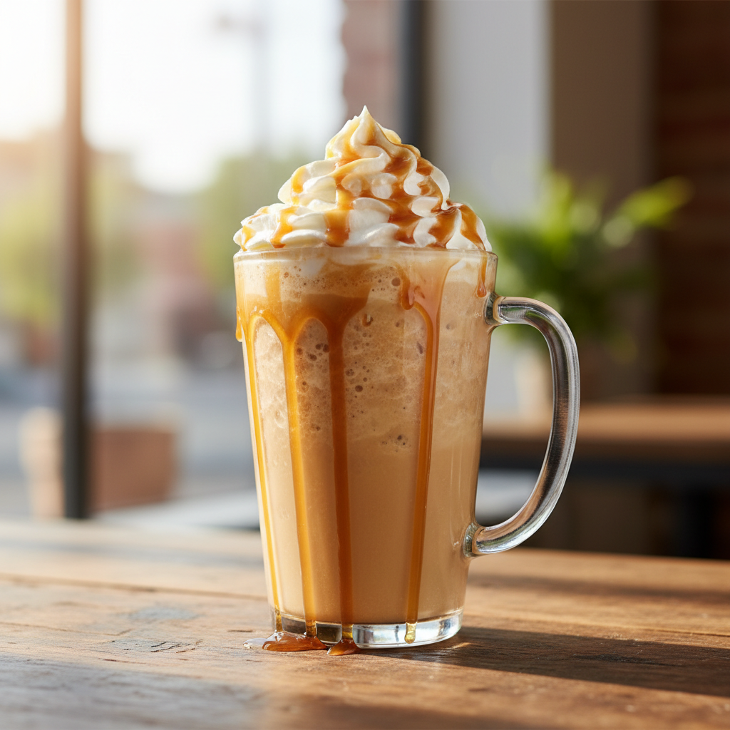 Caramel Frappuccino Recipe (Starbucks Copycat)
