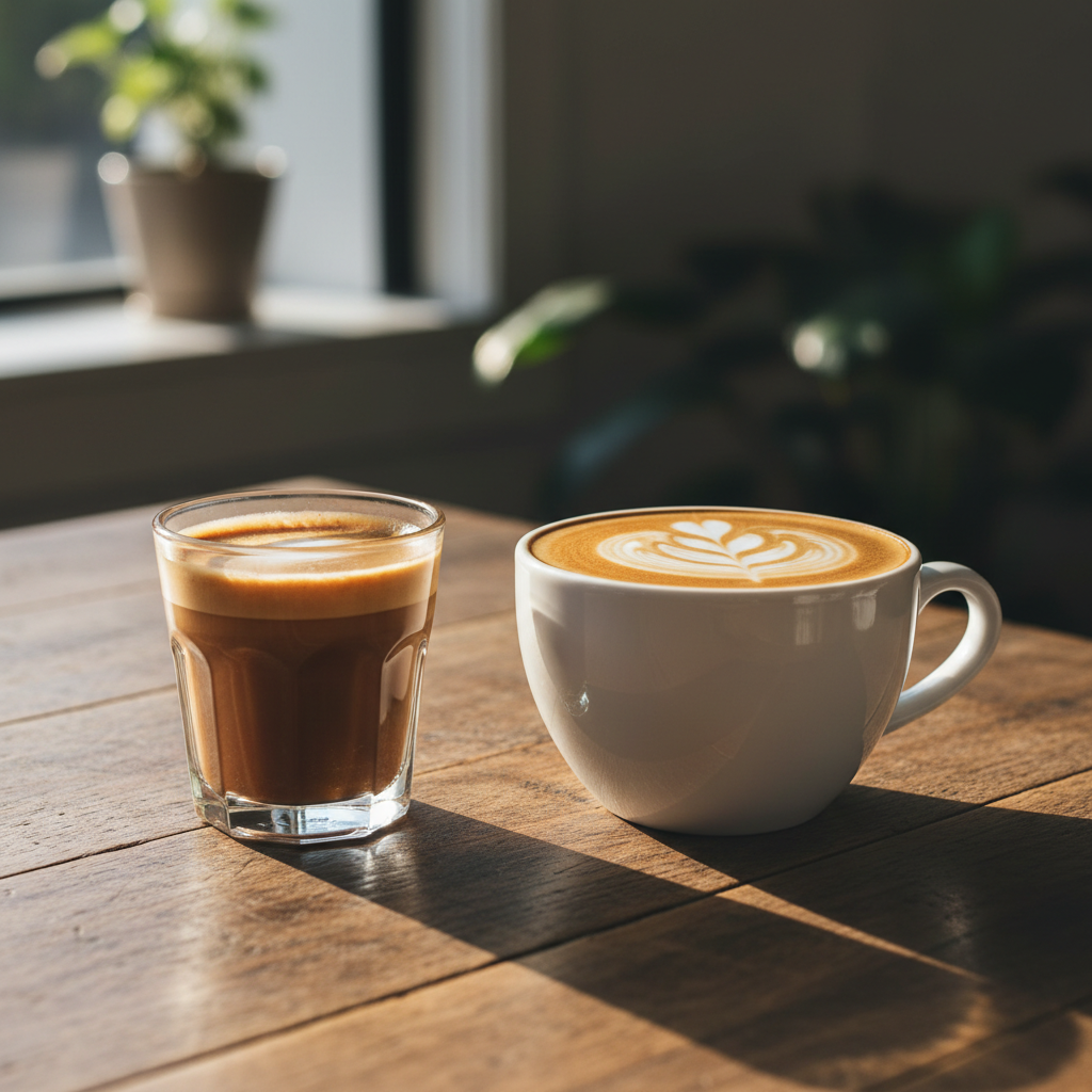 Cortado vs Flat White vs Macchiato: One Chart