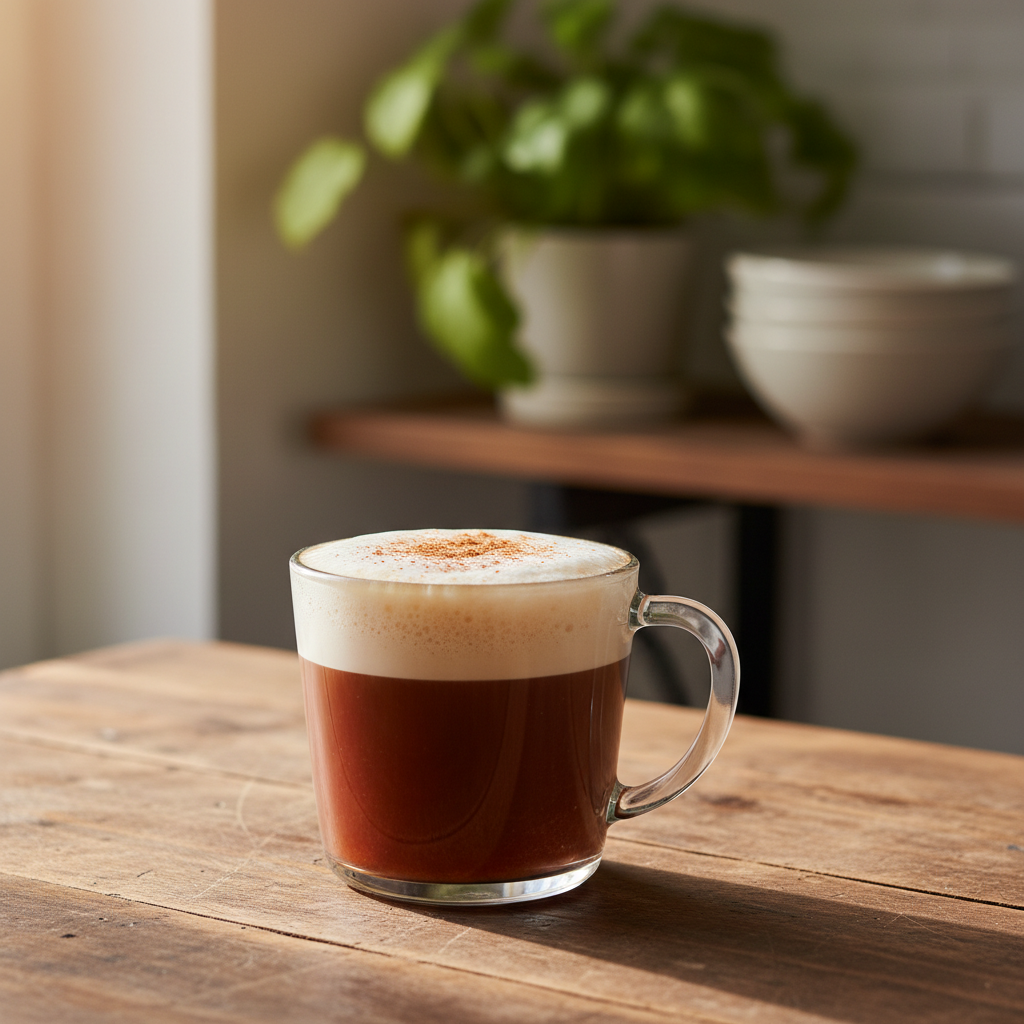 Dirty Chai Latte Recipe (Hot & Iced)
