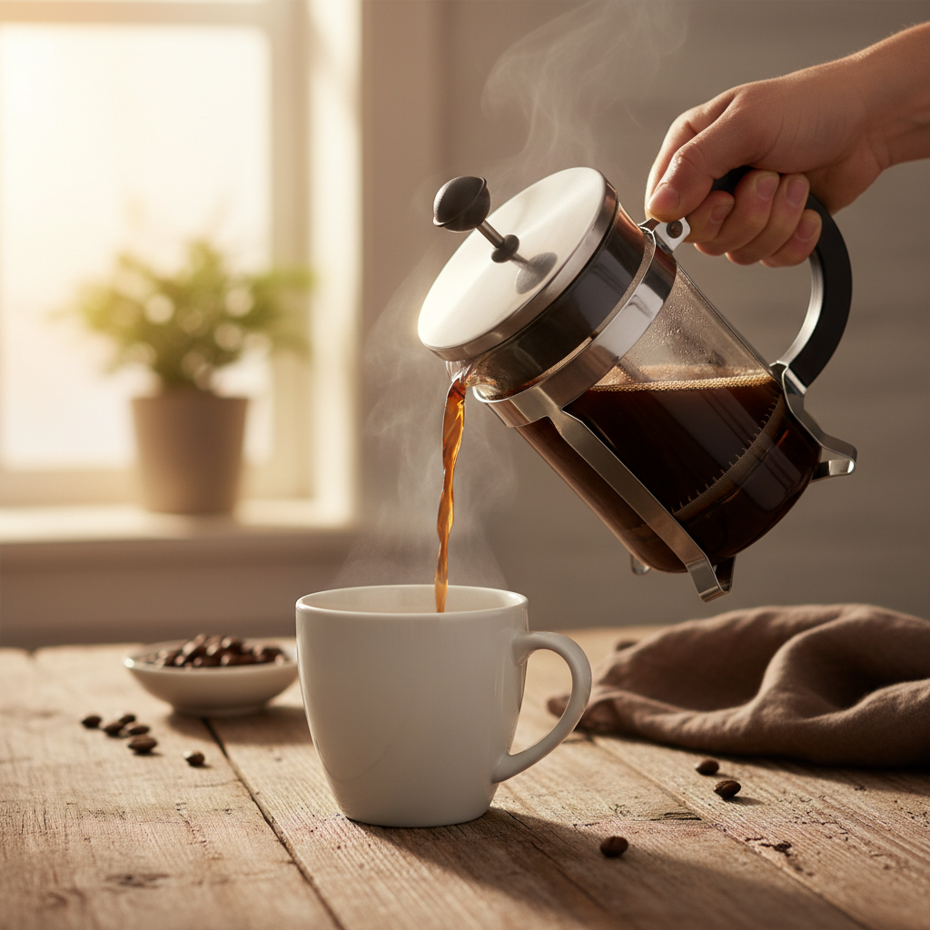 French Press Coffee Ratio: Step-by-Step (Recipe + Timing)