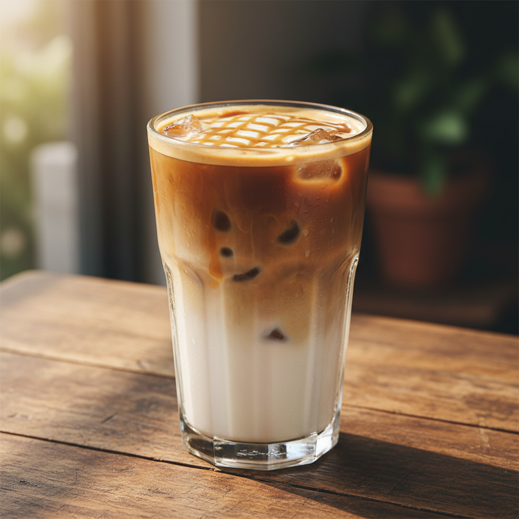 Iced Caramel Macchiato Recipe (Starbucks Copycat) — homemade coffee recipe