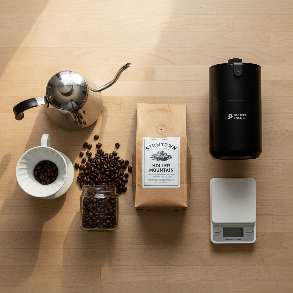 Ingredients for Pour Over Coffee Guide for Beginners