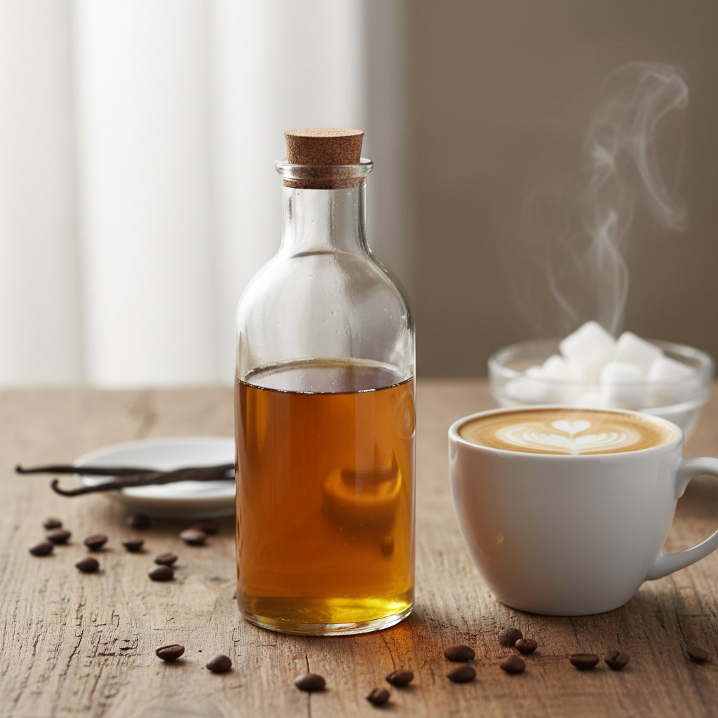Homemade Vanilla Syrup for Coffee (5 Minutes, 3 Ingredients)