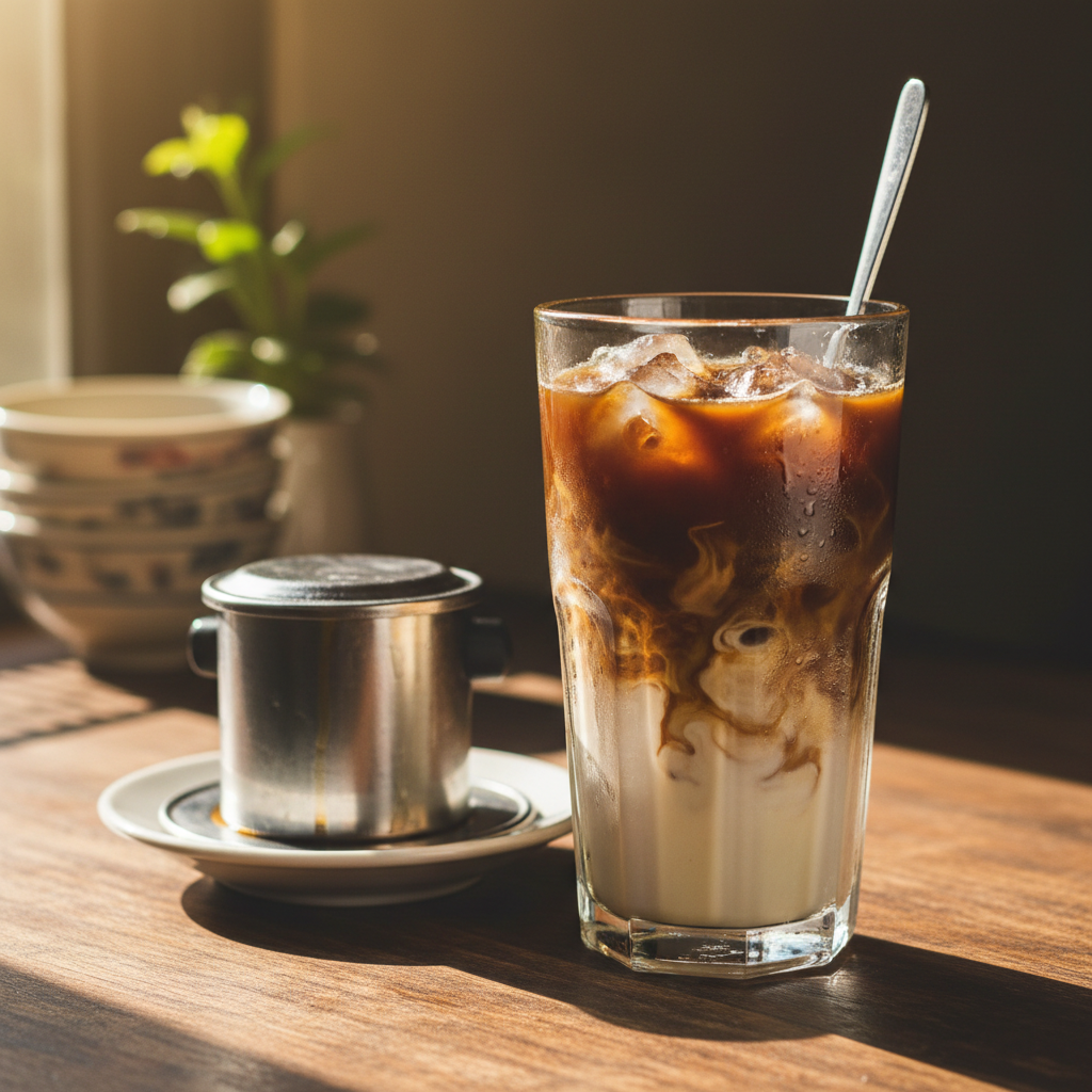 Vietnamese Iced Coffee Recipe (Cà Phê Sữa Đá)